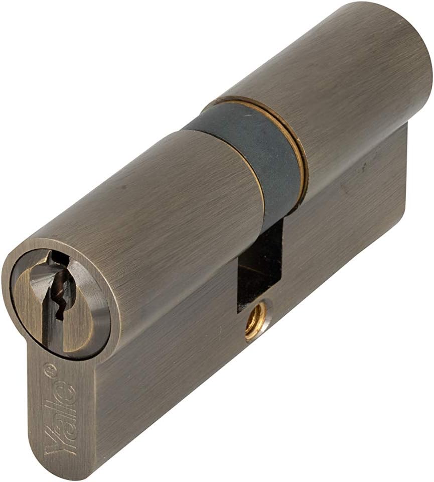 Yale European Double Brass Key Lock, 70mm, Series 500 - Brown