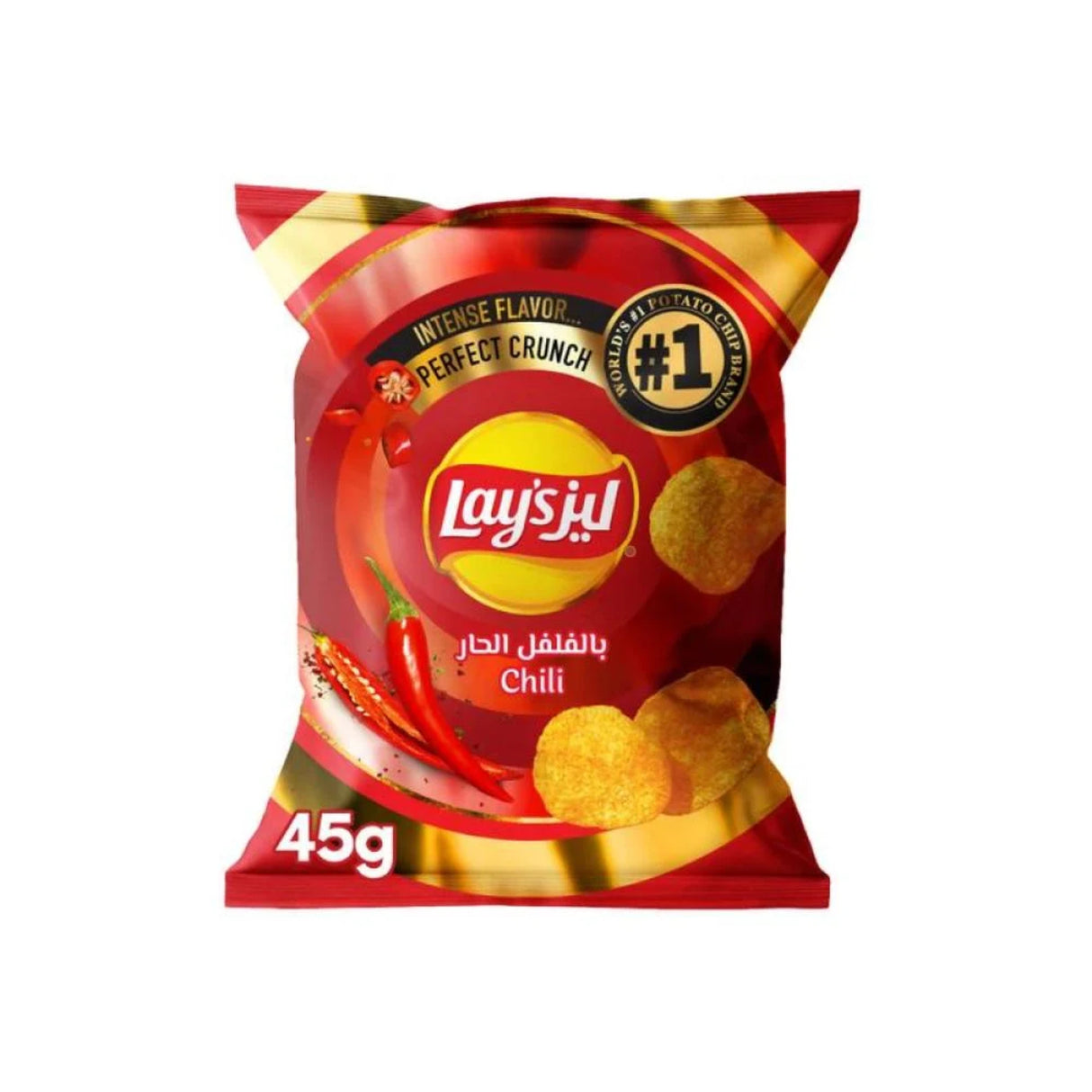 رقائق ليز بنكهة الفلفل الحار