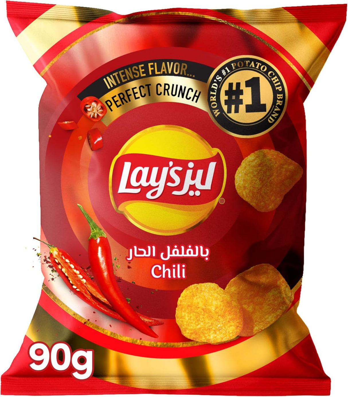رقائق ليز بنكهة الفلفل الحار
