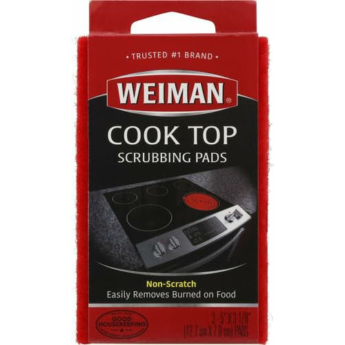 weiman-cook-top-scrubbing-pads-1-inch-x-150-red