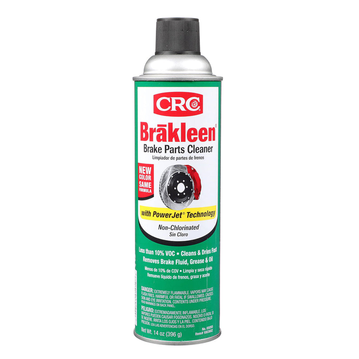 CRC Non-Chlorine Brake Parts Cleaner 14 oz Multicolor