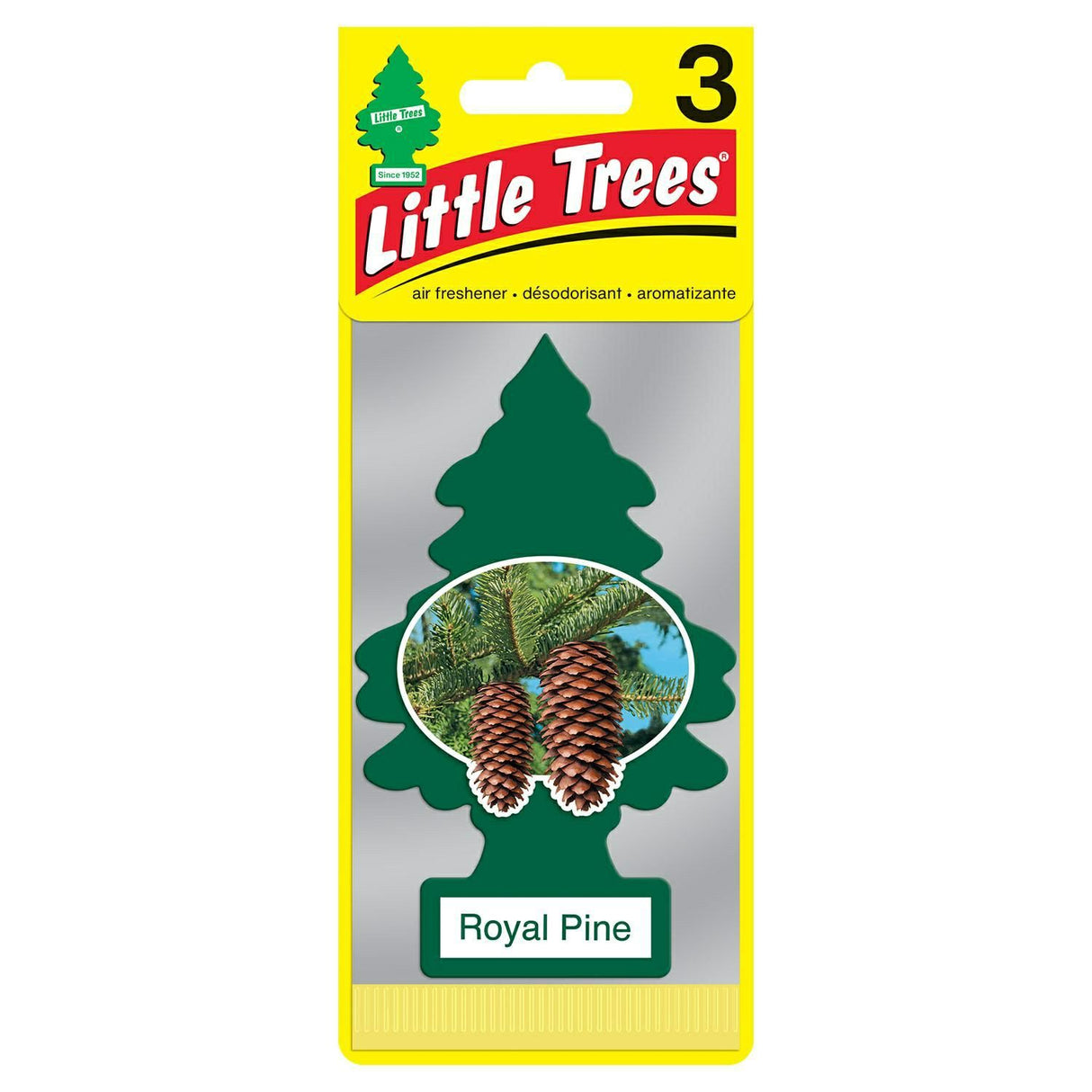 3PK Pine Air Freshener