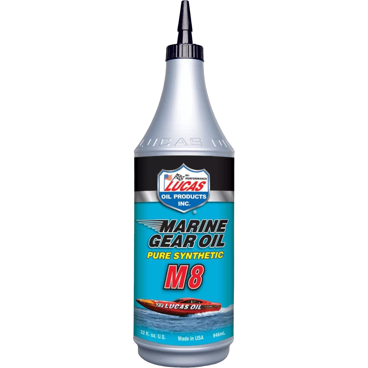 Lucas Oil Pure Synthetic Marine Gear Oil 1 Quart Multicolor