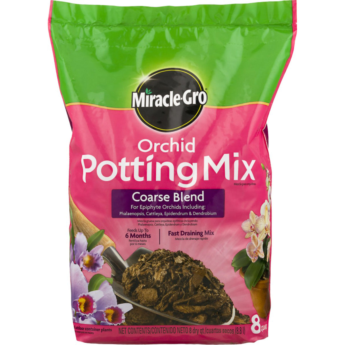 orchid potting mix phalaenopsis Miracle Grow Orchid Potting Mix 8 Quart - House Mart