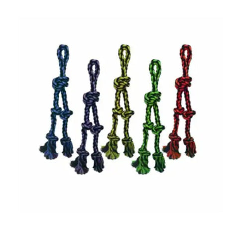 multipet-nuts-for-knots-rope-tug-with-2-danglers-dog-toy-15-inch-assorted-colors