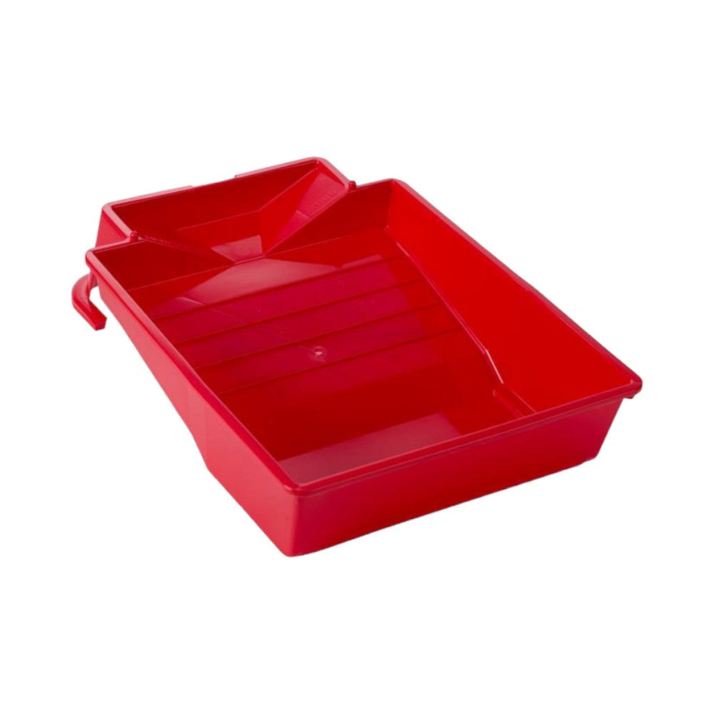 Shoreline 9" Deep Plastic Paint Tray, 1.5 Quart, Red