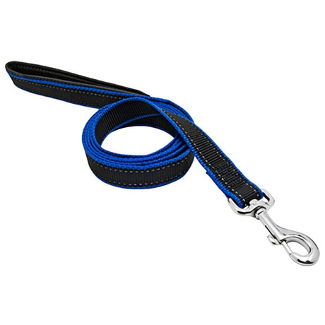 westminster-pet-expert-leash-for-dogs-3/4-inch-x-6-ft-black-blue