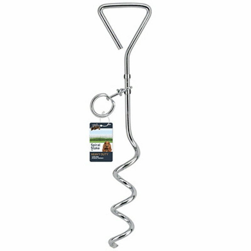 Westminster Tie Out Stake for Dogs - 16" x 8mm Ground Anchor