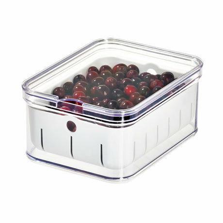 idesign-plastic-fruit-and-berry-storage-bin-organizer-with-drainer-clear