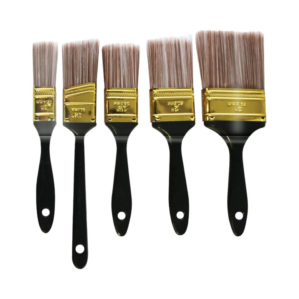 Linzer Polyester Brush Set, 5 Pieces, Multicolor