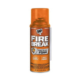 Dab Flame Retardant Foam Sealant, 12 oz, Bright Orange