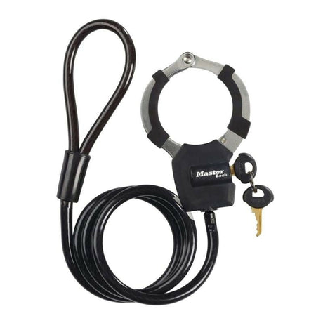 master-lock-steel-key-lock-cable-1m-black