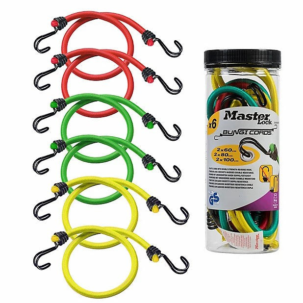 master-lock-bungee-cord-with-hooks-pack-of-6-multicolour