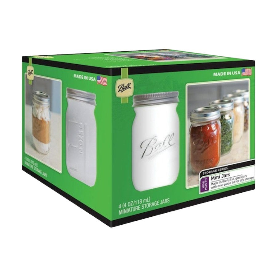 Paul's 4oz Small Storage Jars 4 Pack