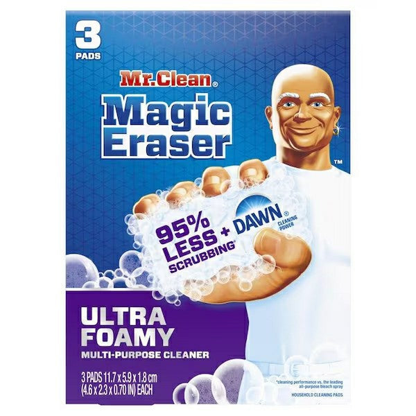Mr. Clean All Purpose Super Foaming Cleaning Pad, 4.6 Inch, 3 Pack