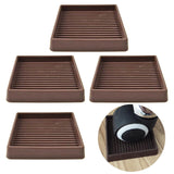 TruGuard Square Rubber Cup Furniture Stopper