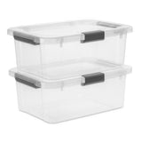 Sterlite Plastic Box with Hinged Lid