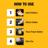 DeWalt Car Battery Jump Starter - 12V