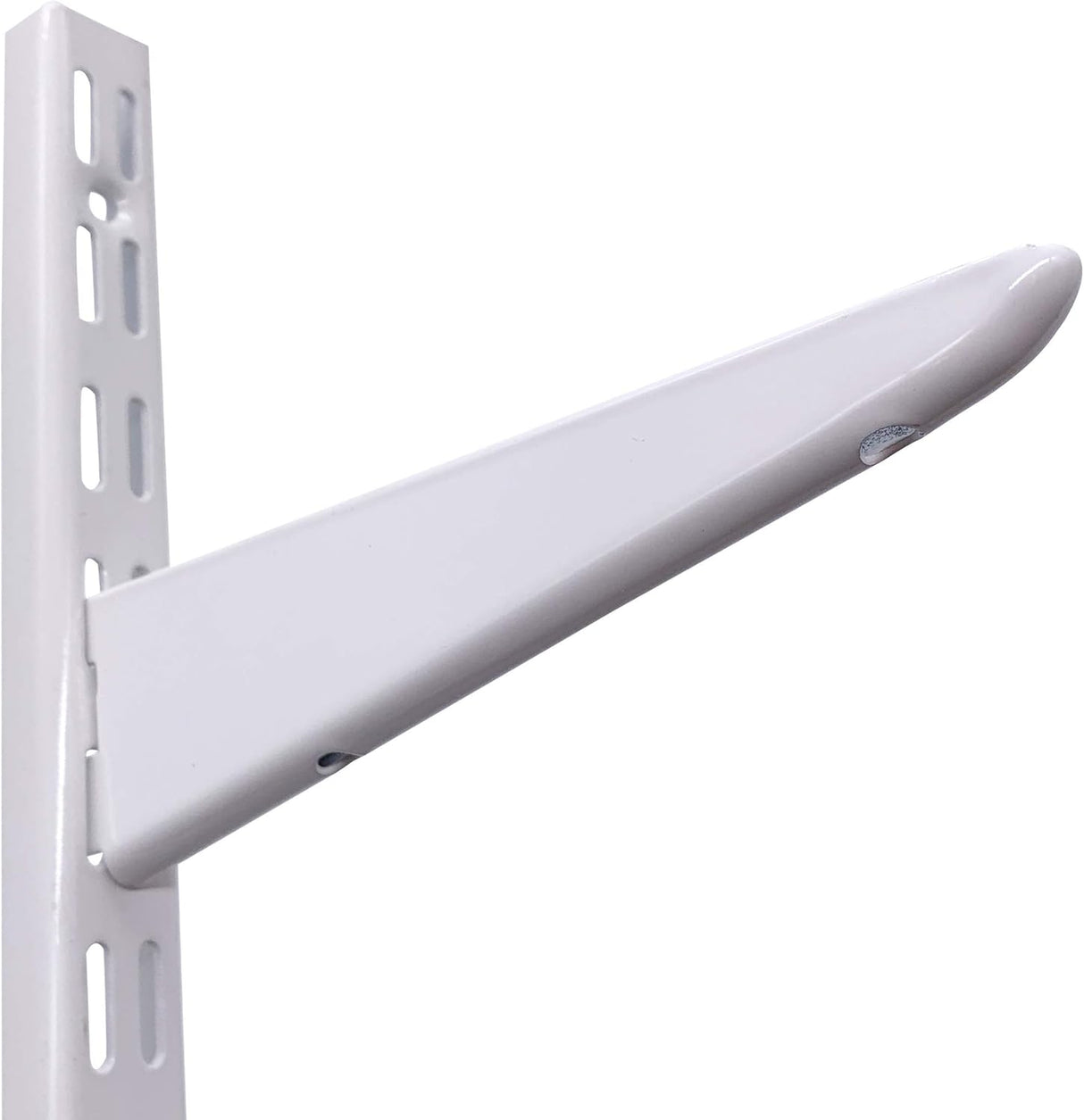 دعامات أرفف ناب اند فوغت متينه باللون الابيض مقاس 10 بوصة، قوة تحمل 320 رطل لكل زوج