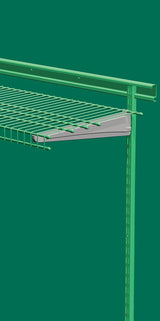 دعامات أرفف ناب اند فوغت أنوكروم متينه مقاس 12 بوصة، قوة تحمل 320 رطل لكل زوج