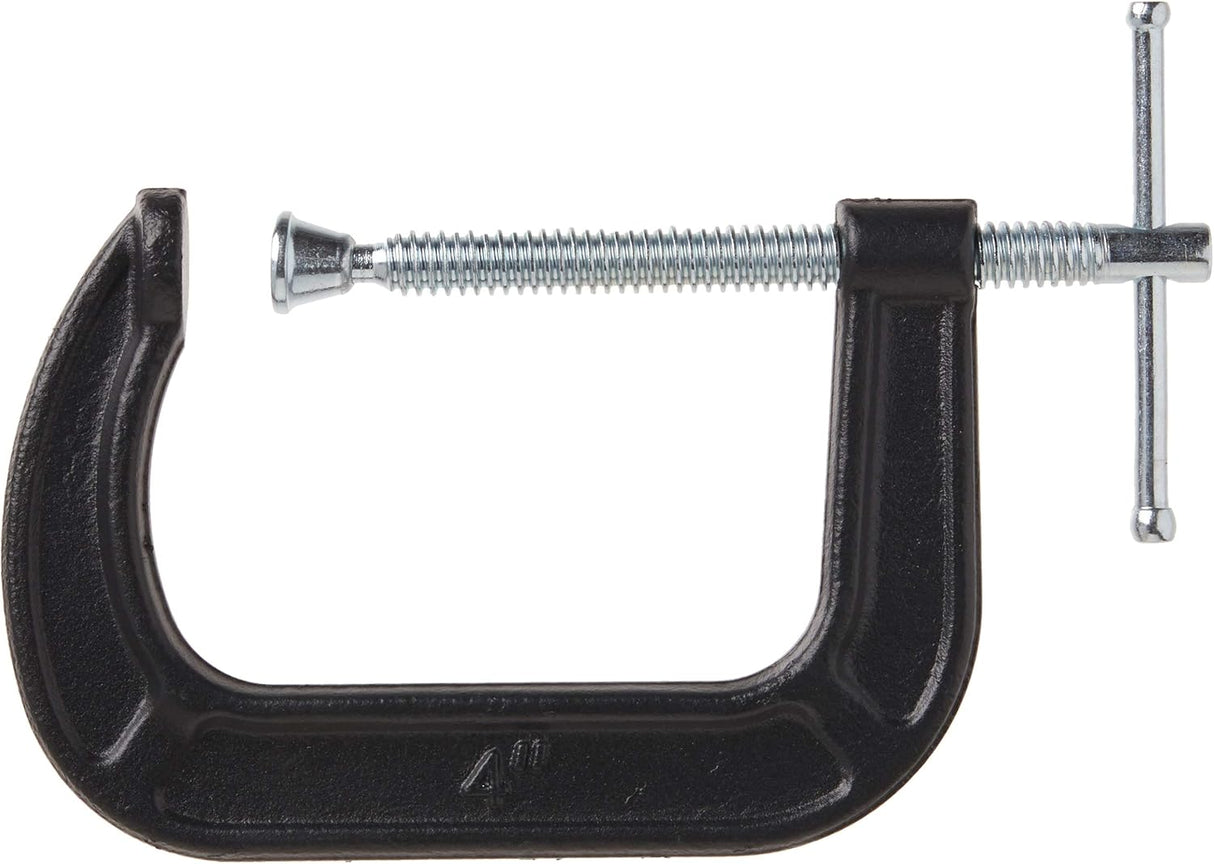 Bessie Drop Forged C-Clamp, 4" - Black & Silver