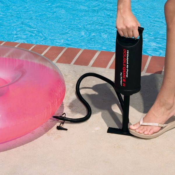 Intex Dual Speed ​​Hand Air Pump, 36 cm - Black