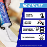 Loctite Power All Purpose Construction Adhesive, White, 9 oz