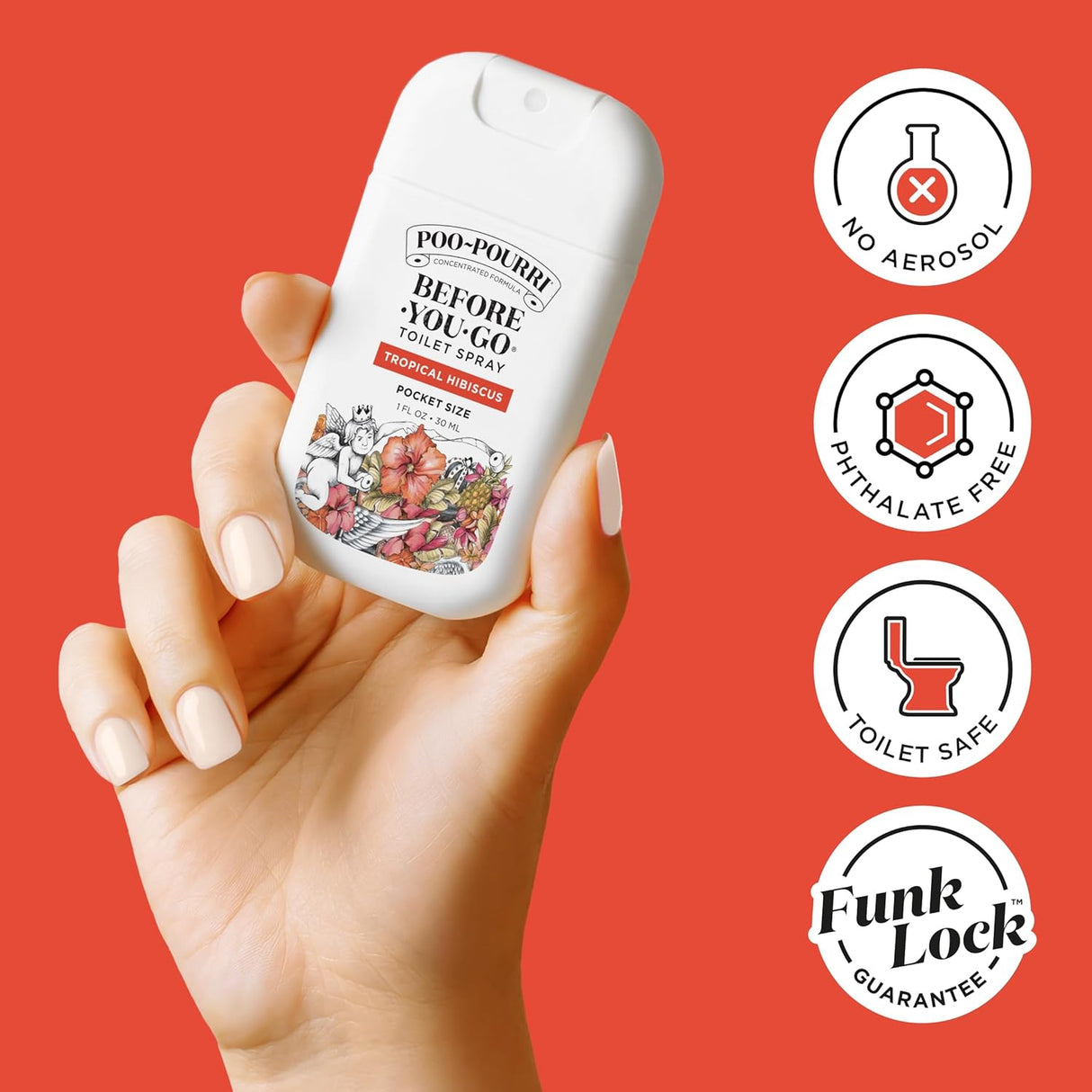Poo-Pourri Tropical Hibiscus Pocket Spray 30 ml