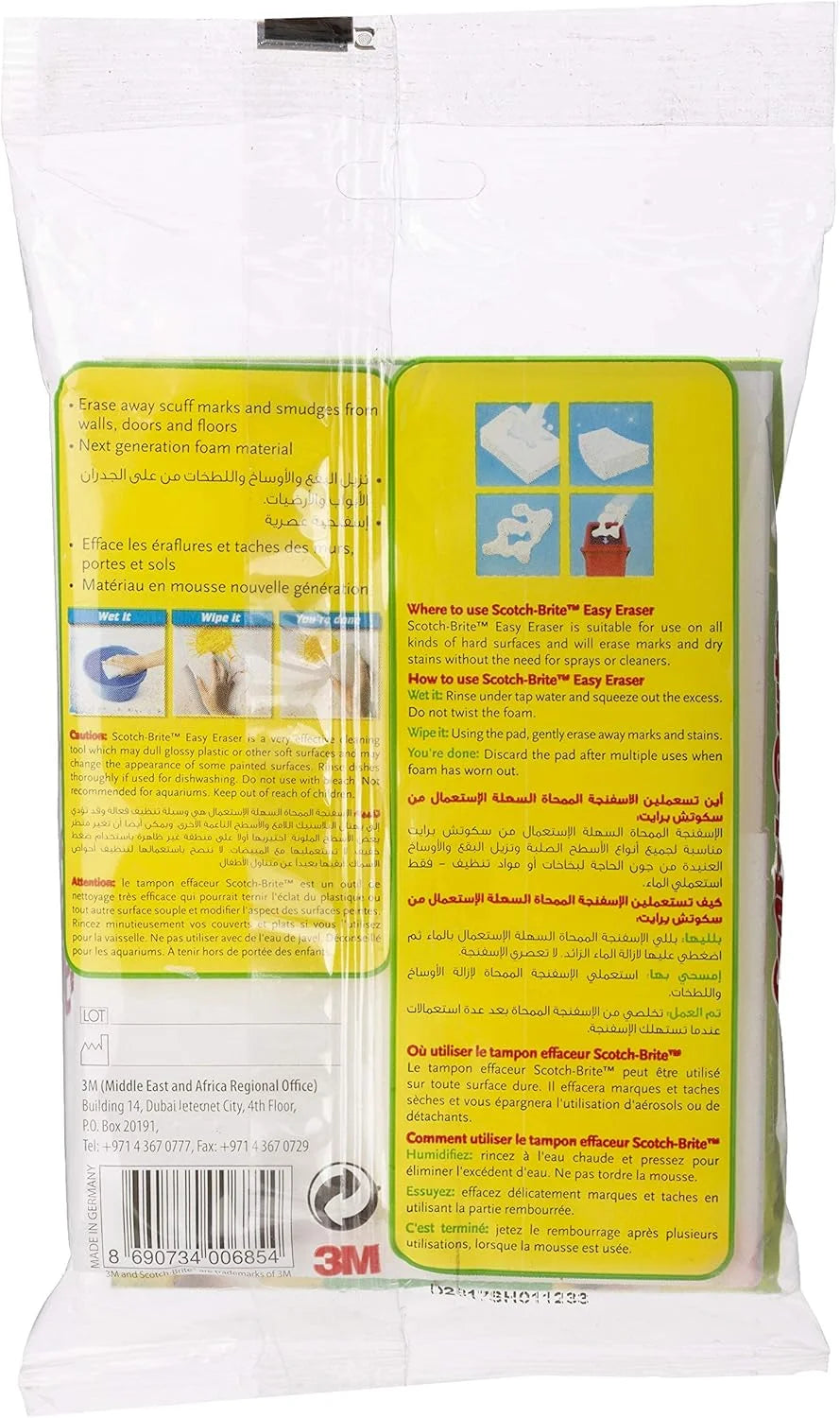 Scotch-Brite Easy Erasing Pad Magic Sponge – 2 Pack