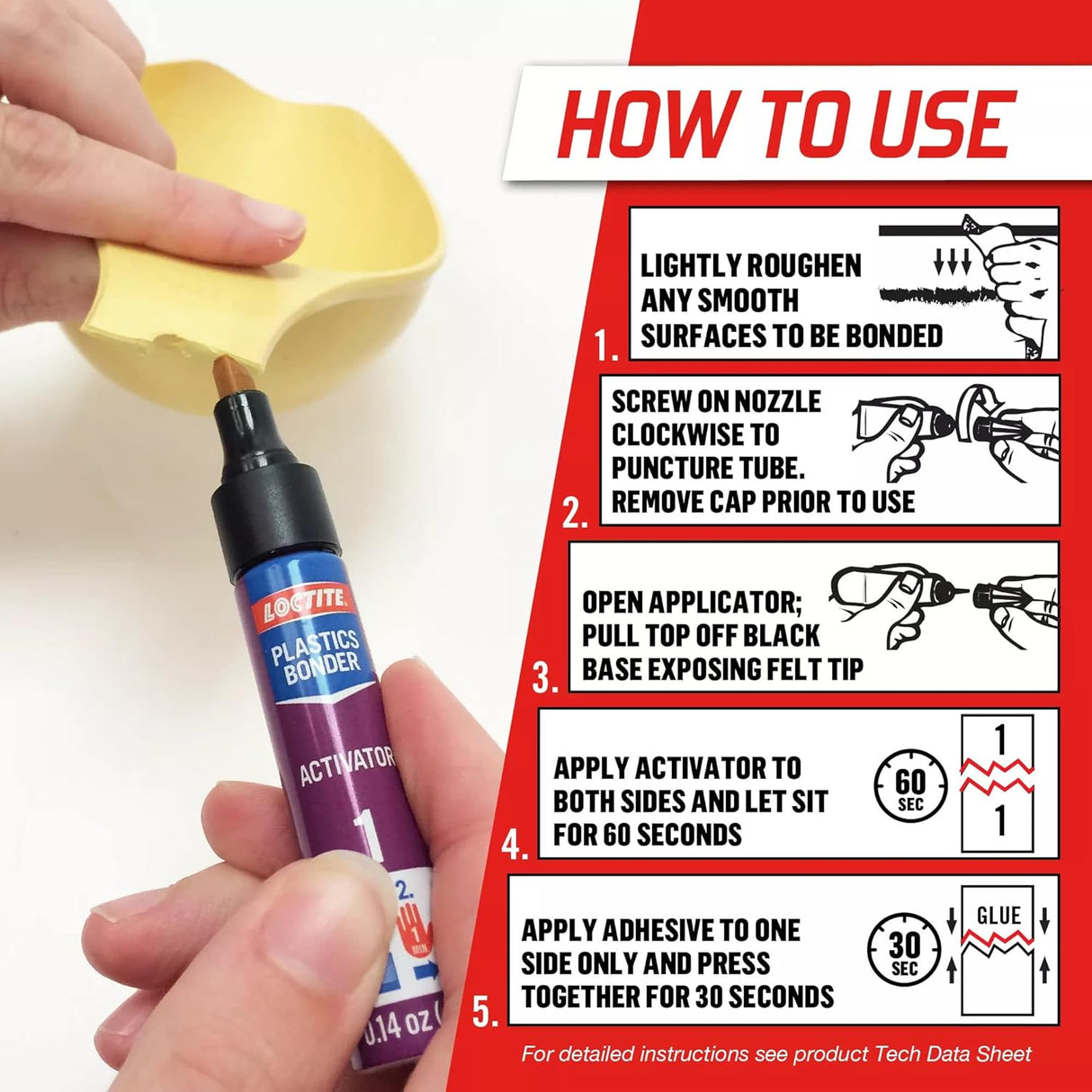 Loctite Super Glue for All Plastics, 0.06 oz