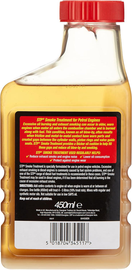 STP Engine Smoke Treatment for Gasoline Engines - 450ml