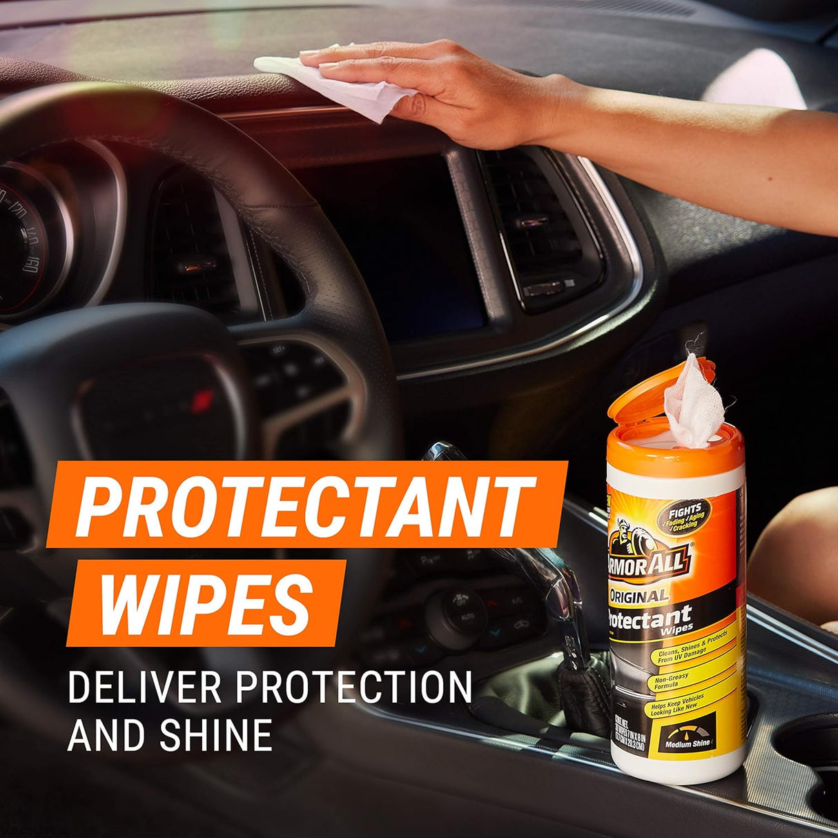 Armor All Original Car Interior &amp; Exterior Protective Wipes