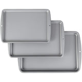 Wilton Recipe Right Nonstick Baking Pan Set, 3 Piece, Silver