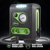 Slime 40034 All-Purpose - 12V Dual Raft Pump / Tire Inflator