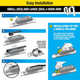Rain-X 2-in-1 Water Repellent Wiper Blade – 17 Inch