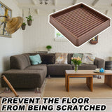 TruGuard Square Rubber Cup Furniture Stopper