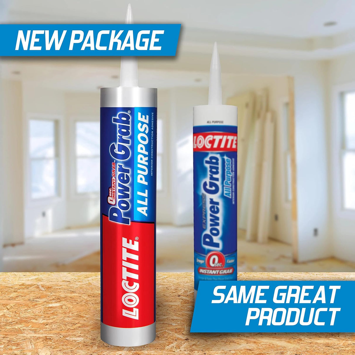 Loctite Power All Purpose Construction Adhesive, White, 9 oz