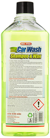 Mafra 3 Plus Car Wash &amp; Polish Shampoo &amp; Wax - 1L