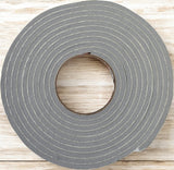 Frost King Self Adhesive Rubber Insulation 9/16" x 5/16" x 10', Gray
