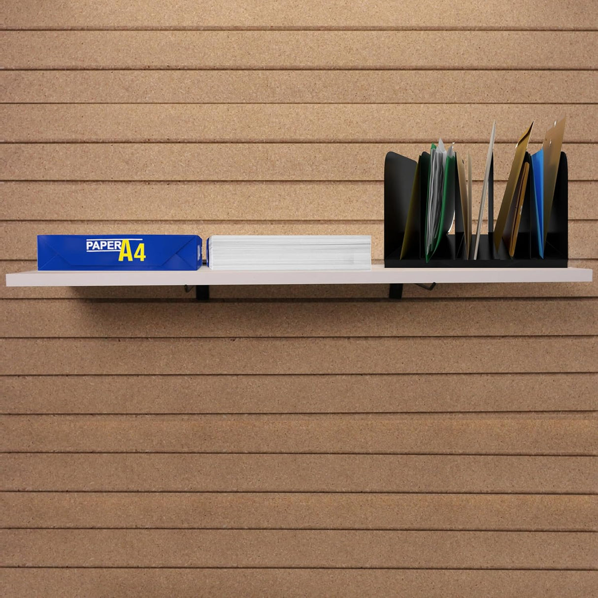 Nap &amp; Vought Melamine Shelf for Decoration and Storage