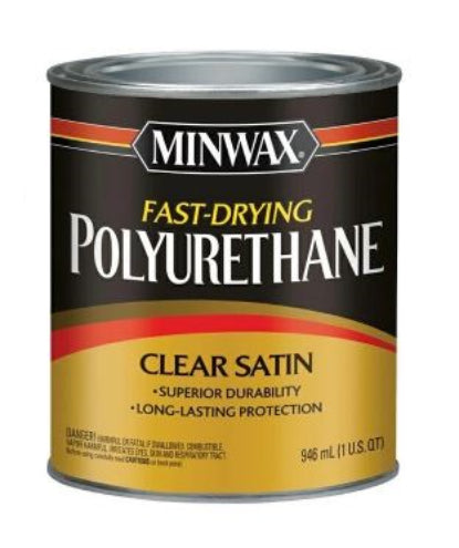 طلاء البولي يوريثان سريع الجفاف للخشب مينواكس، ساتان - 946 مل
