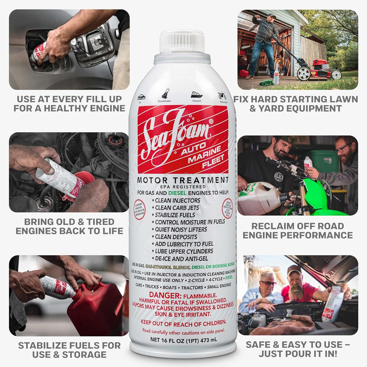 رغوة سي فوم لصيانة المحرك SF-16