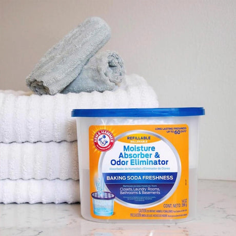 Arm & Hammer Moisture Absorber & Odor Eliminator – Fragrance Free – 14 oz