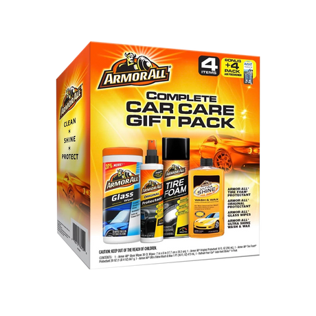 Armor All Complete Car Care & Cleaning Kit - 4 Pieces