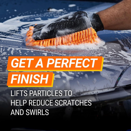 ارمور اول قفاز غسيل نودلز من الألياف الدقيقة ٢ في ١