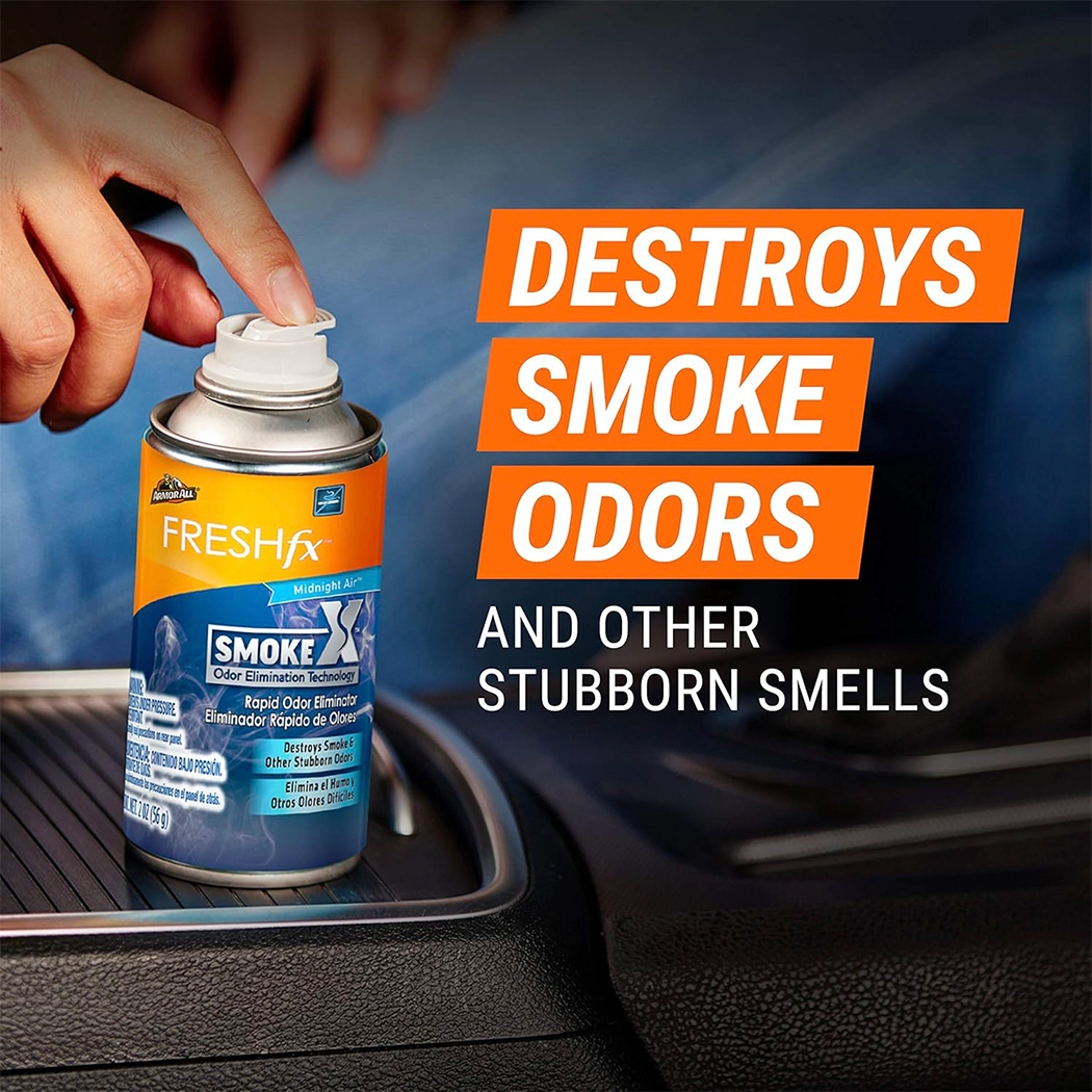 Armor All Smoke X Car Air Freshener &amp; Odor Eliminator Midnight Air – 56 ml