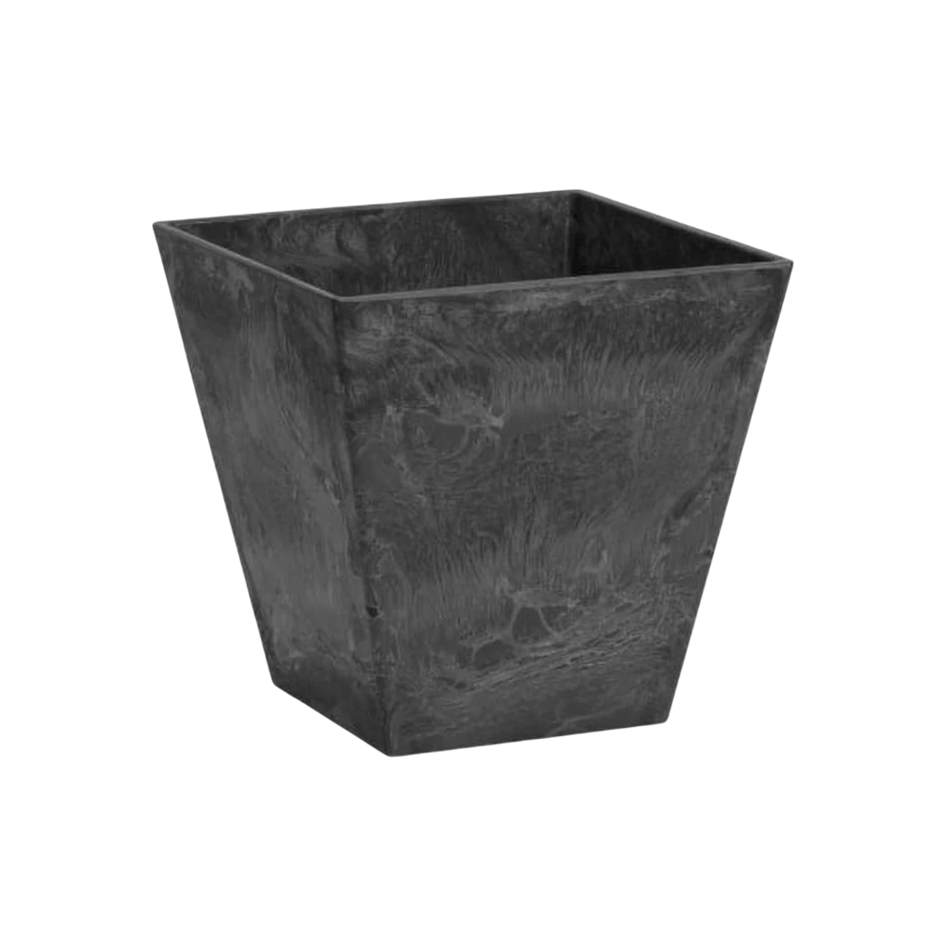 Artstoni Ella Square Planter - Black 6 Inches