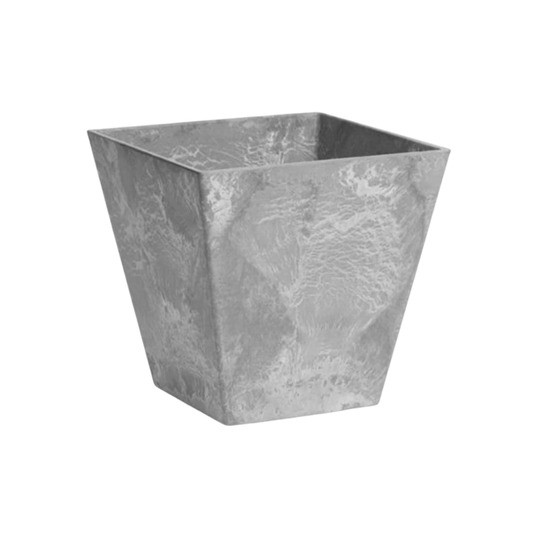 Artstoni Ella Square Planter - Black 6 Inches