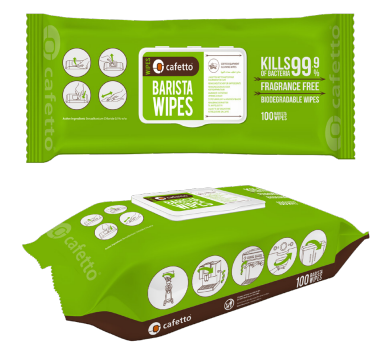 Cafetto Barista Cart Cleaning Wipes - 100 Wipes - 2