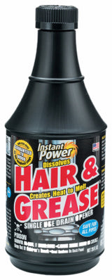 Instant Power Hair & Grease Drain Cleaner - 20 oz